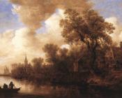 扬 范 戈因 : River Scene